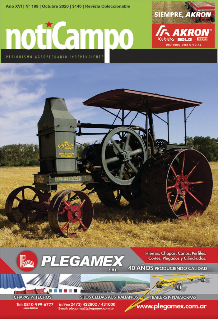El potente Rumely Oil Pull 30 CV de 1910
