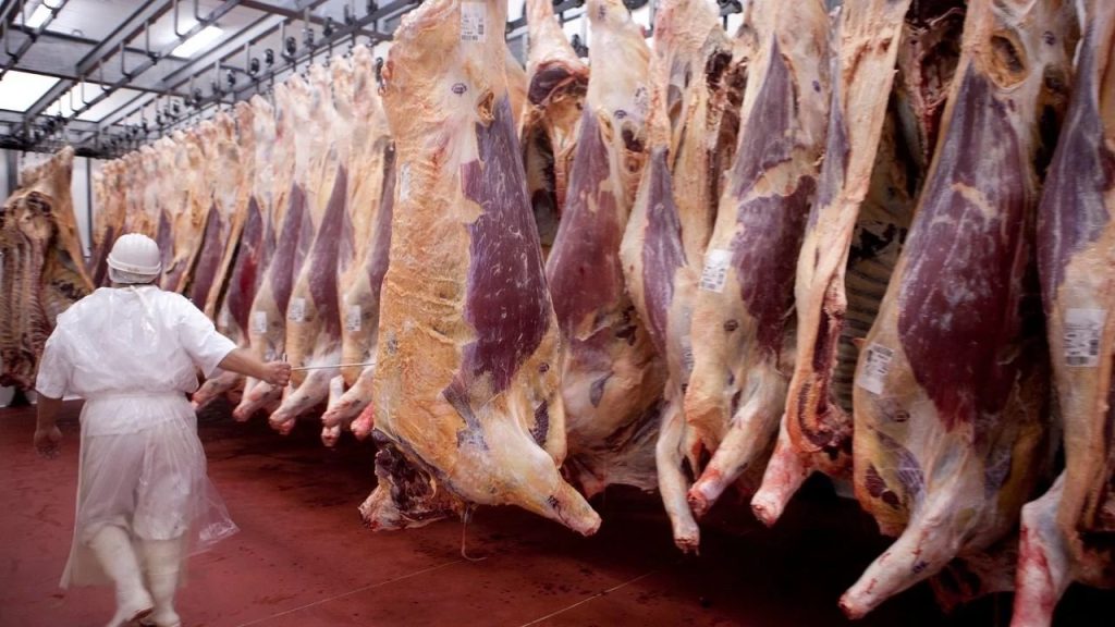 Fuerte caída de los precios reales de la hacienda con un consumo apagado