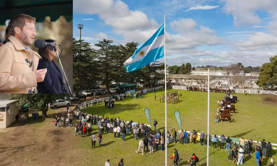 El Pte. de la Soc. Rural de Junín, Hernán Guibelalde inauguró la ExpoJunín 2026