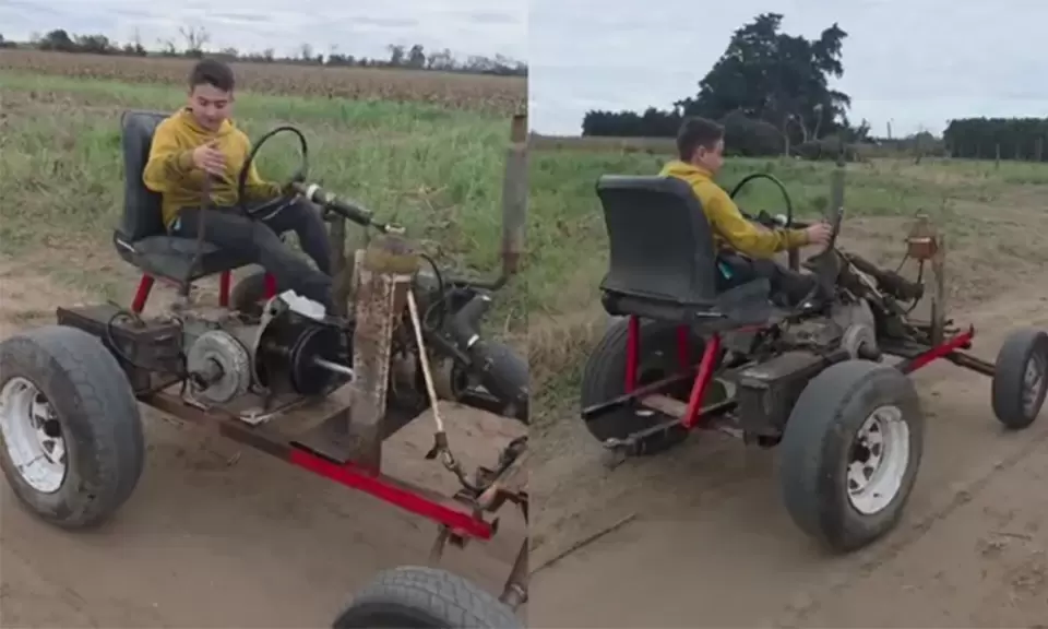 Tiene 14 años, creó un tractor de cero y CNH Industrial lo invitó a conocer la planta